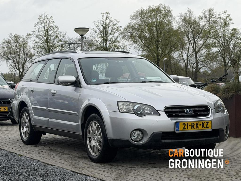 Subaru Legacy Outback 2.5 Outback AWD | YOUNGTIMER | NWE APK, Auto's, Subaru, Automaat, Stof, Zwart, 4 cilinders