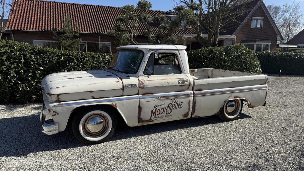 Chevrolet C10 1965 V8 AUT – 375pk – Luchtvering, Overige carrosserieën, Chevrolet, Overige brandstoffen, Bedrijf