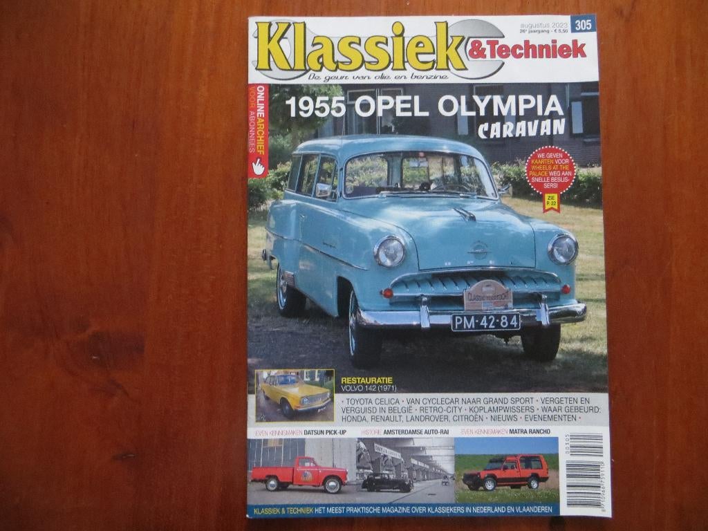 Klassiek & Techniek 305 Opel Olympia Caravan 1955, Volvo 142, Ophalen of Verzenden, Nieuw, Opel