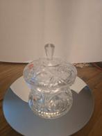 Vintage Glazen Bonbonschaal met Deksel, Antiek en Kunst, Antiek | Glas en Kristal, Ophalen of Verzenden