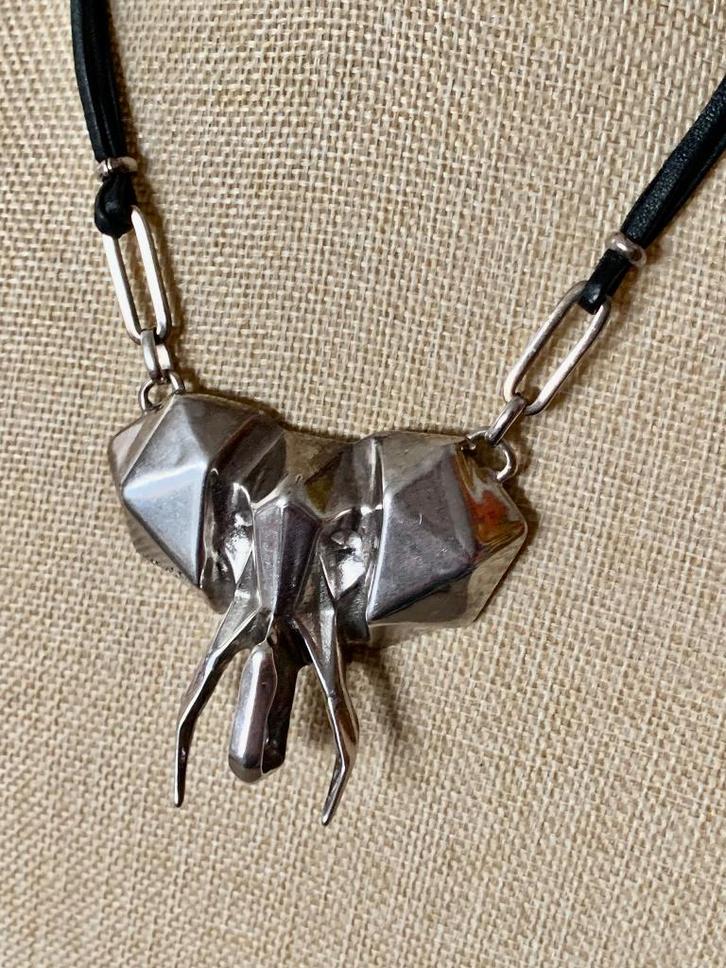Uno de 50 ketting (9) (425,- = 224,50) olifant kort, Sieraden, Tassen en Uiterlijk, Kettingen, Nieuw, Overige materialen, Zilver