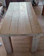 Eetkamertafel steigerhout whitewash, Huis en Inrichting, Tafels | Eettafels, Ophalen, Rechthoekig, 200 cm of meer, 50 tot 100 cm