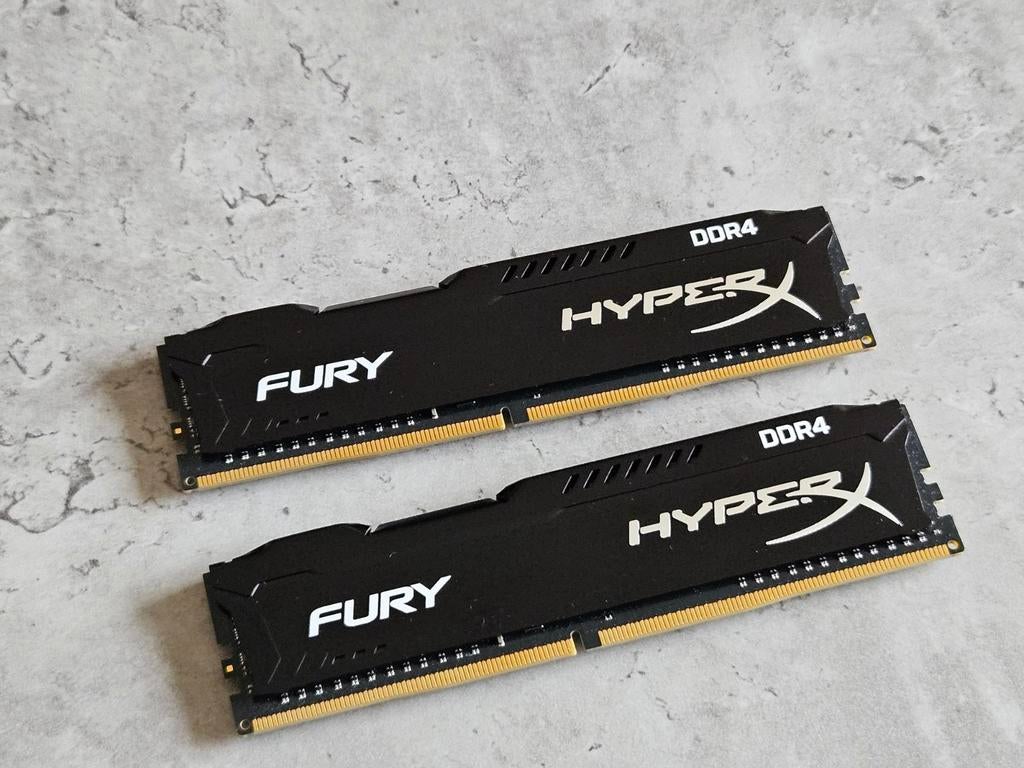 16GB DDR4 (2x8 matchende kit) geheugen, Computers en Software, RAM geheugen, DDR4, Ophalen of Verzenden, Zo goed als nieuw, Desktop