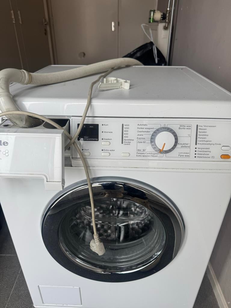 Miele SoftCare System W 3521 wasmachine, Ophalen, Gebruikt, Voorlader, 85 tot 90 cm