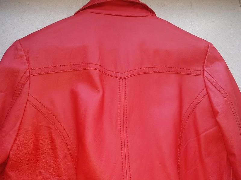 Damesvest leder Tommy Hilfiger 38-40, Maat 38/40 (M), Ophalen of Verzenden, Zo goed als nieuw, Rood