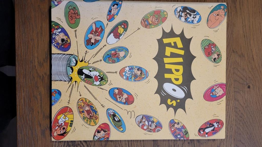 Flippo verzamelboek deel 1 compleet met Flippo's, Verzamelen, Flippo's, Ophalen of Verzenden, Looney Tunes, Verzameling, Met verzamelmap(pen)