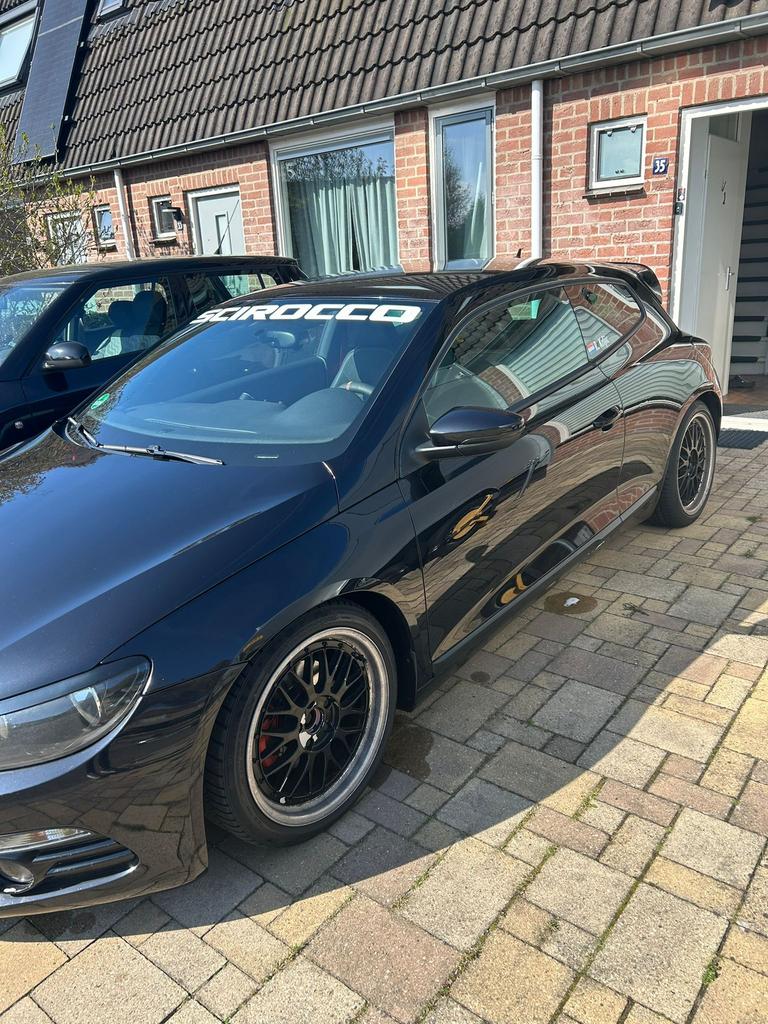 Volkswagen Scirocco 1.4 TSI 90KW 2011 Zwart, Auto's, Volkswagen, Voorwielaandrijving, 4 cilinders, 4 stoelen, 1219 kg