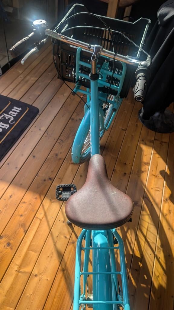 Spirit meisjesfiets met mand, Fietsen en Brommers, Fietsen | Meisjes, Gebruikt, 26 inch of meer, Versnellingen, Ophalen of Verzenden