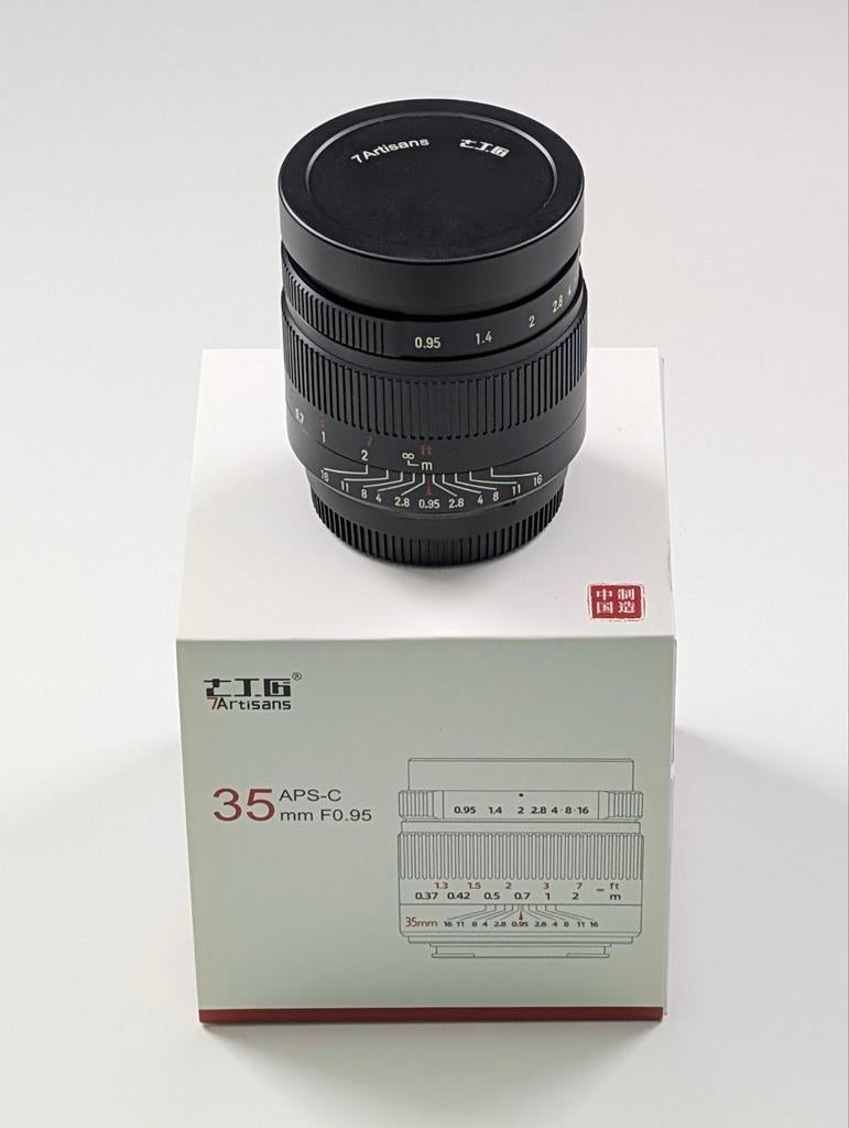 7Artisans 35mm F/0.95 Fujifilm X, Ophalen of Verzenden, Zo goed als nieuw, Standaardlens