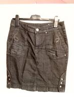 Spijkerrok zwart met split maat 40, Maat 38/40 (M), Zwart, Ophalen of Verzenden, MS Mode