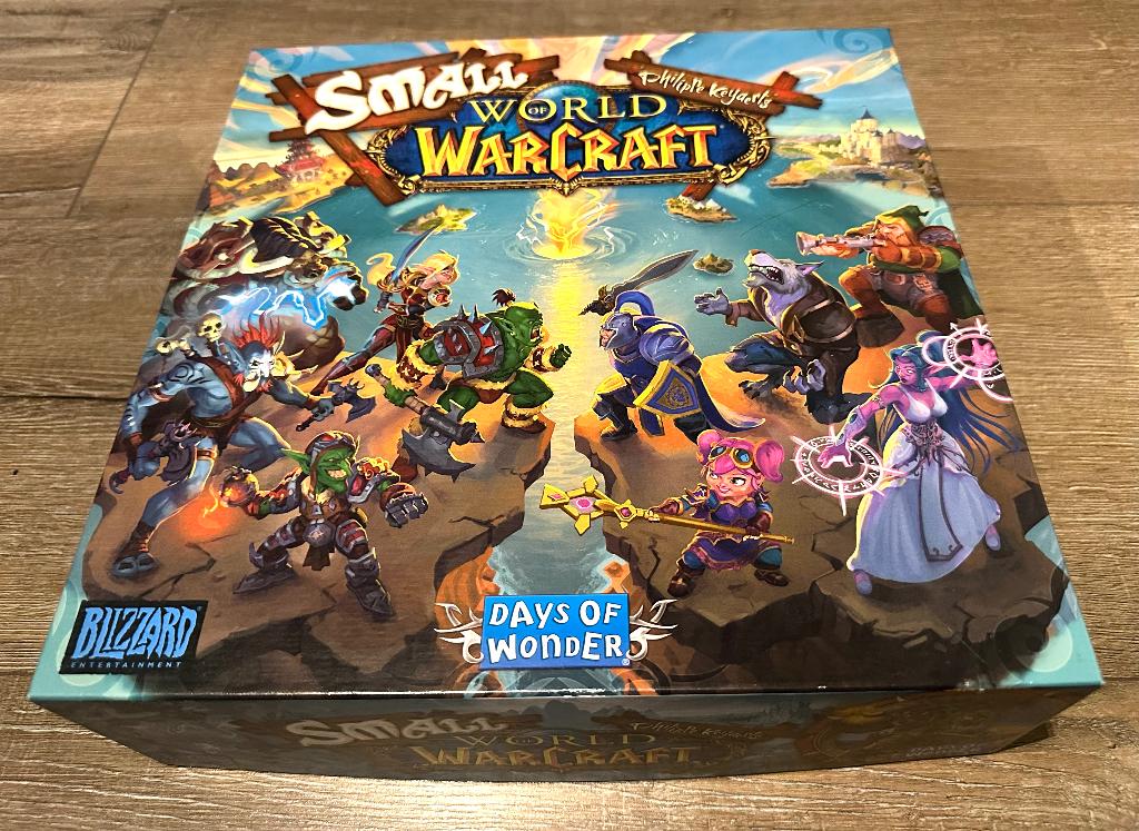 Bordspel Small World of Warcraft Blizzard Blizzard fantasy, Een of twee spelers, Verzenden, Zo goed als nieuw, Blizzard