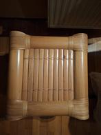 Robuust Bamboe Bijzettafeltje - 50x50x40cm, Ophalen, Minder dan 55 cm, Gebruikt, Vierkant