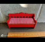 Vintage Lundby poppenhuis miniatuur bank LEES INFO, Ophalen of Verzenden, Zo goed als nieuw, Poppenhuis