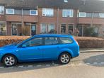 Ford Focus 1.6 85KW Wagon 2005 Blauw, 1596 cc, 4 cilinders, Origineel Nederlands, Handgeschakeld