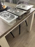 Diversen Gastronormbakken met deksels, Ophalen, Zo goed als nieuw