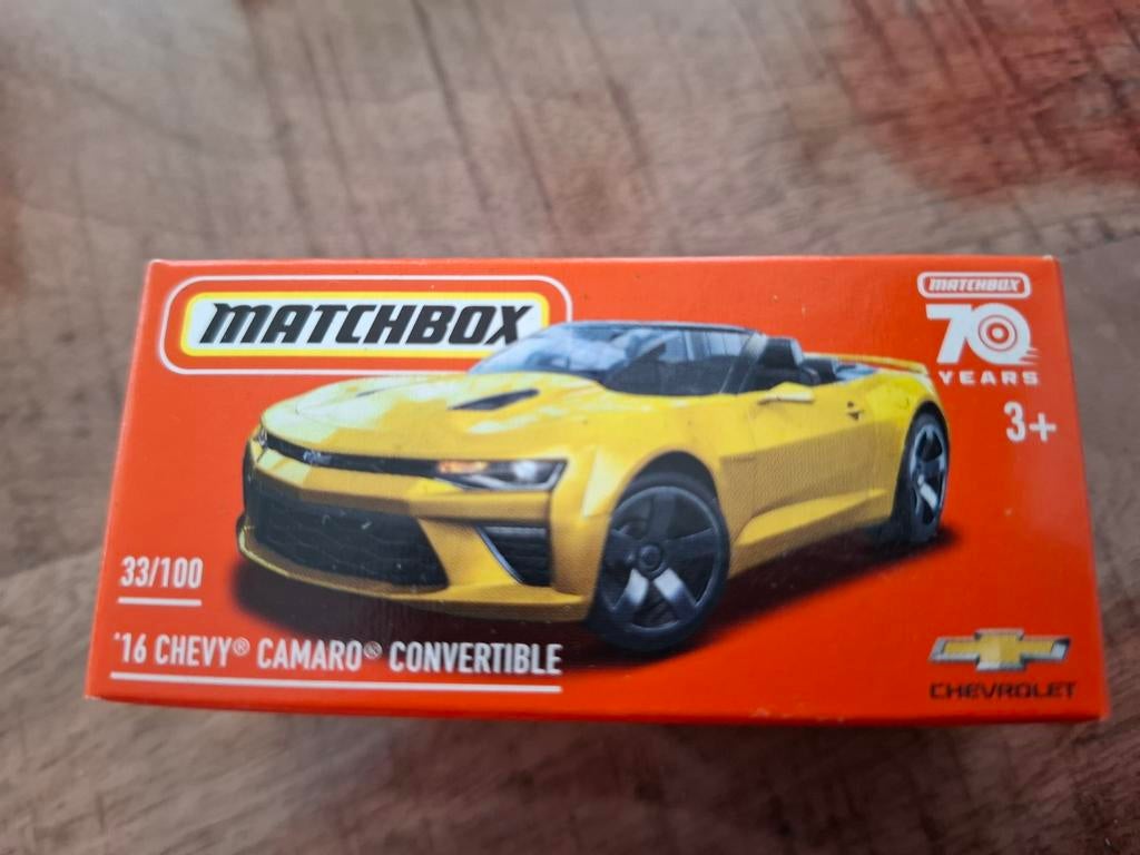 MATCHBOX   CHEVY   CAMARO, Ophalen of Verzenden, Nieuw, Auto