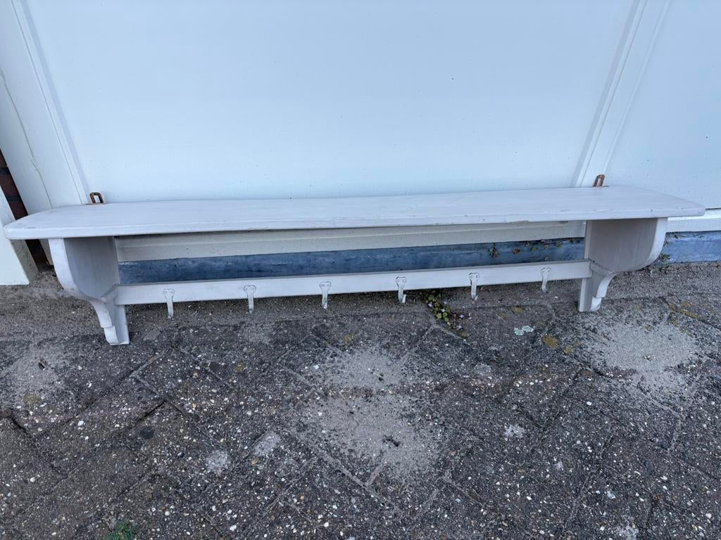 Brocante kapstok, Huis en Inrichting, Woonaccessoires | Kapstokken, Gebruikt, Wandkapstok, 100 tot 150 cm, Hout, Ophalen