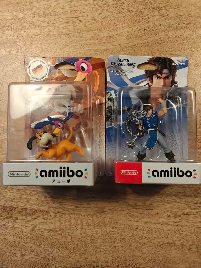 Nintendo Amiibo: Duck Hunt & Richter Belmont (Nieuw), Nintendo, Vechten, 1 speler, Nieuw