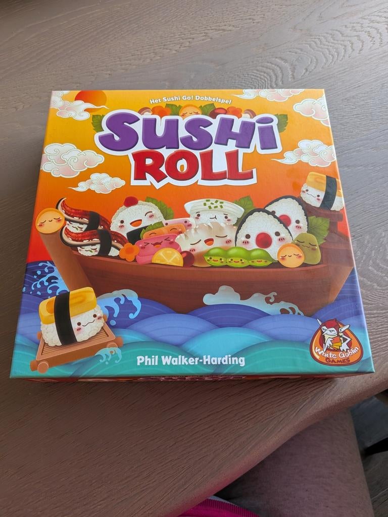 Sushi Roll: Het Sushi Go! Dobbelspel, Drie of vier spelers, Ophalen of Verzenden, Zo goed als nieuw, White Goblin Games