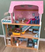 Poppenhuis met accessoires, zo goed als nieuw., Ophalen, Zo goed als nieuw, Poppenhuis