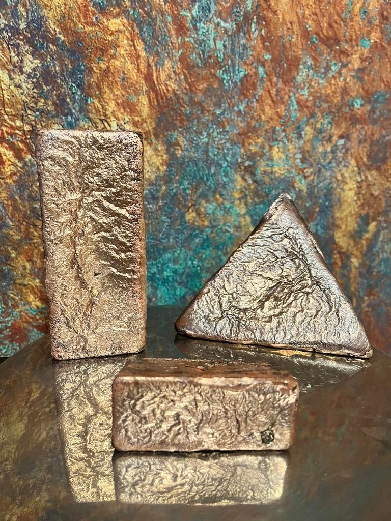 +5.5KG koper baren handgegoten kunst object, Postzegels en Munten, Edelmetalen en Baren, Ophalen of Verzenden, Koper