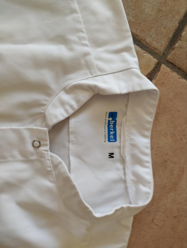Labjas en broek, maat M, wit, merk: de Berkel, Ophalen, Zo goed als nieuw
