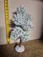 Kerstdorp mooie besneeuwde boom kersthuisjes, Diversen, Kerst, Ophalen of Verzenden, Zo goed als nieuw