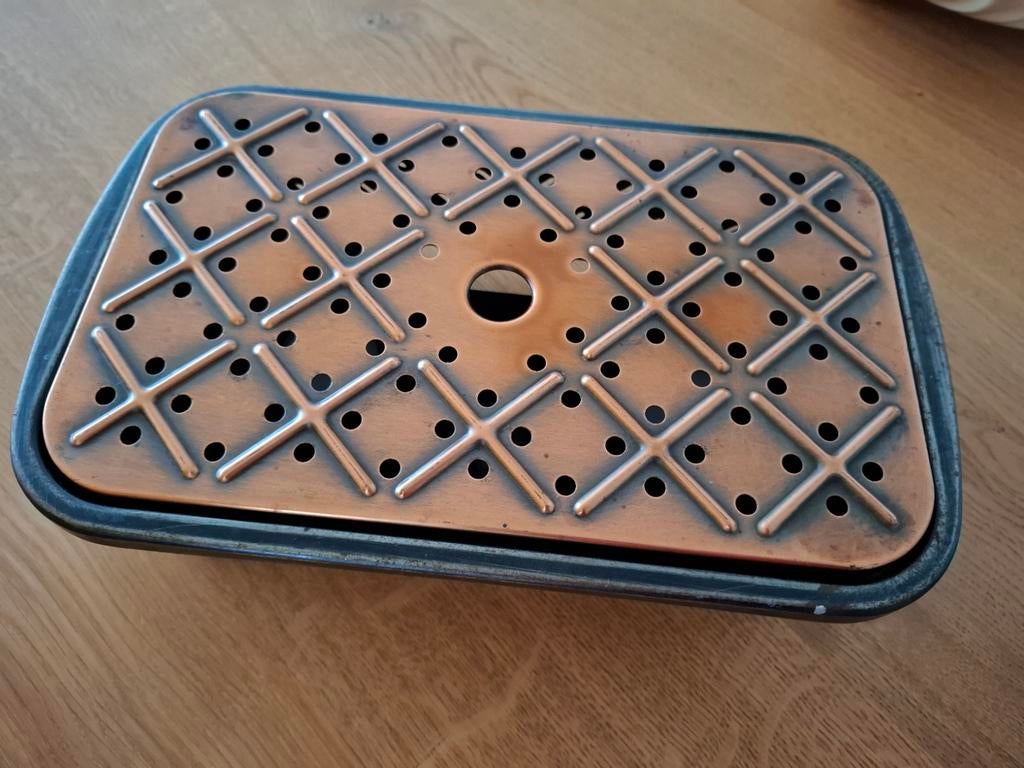 Antieke Rechaud - Warmhoudplaat voor gerechten, Ophalen of Verzenden, Zwart, Metaal, Overige typen