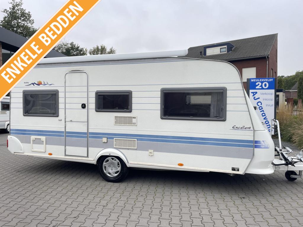 Hobby Excellent 495 UK / voortent / luifel / Bovag 2025, Rondzit, Hobby, Bedrijf, 750 - 1000 kg