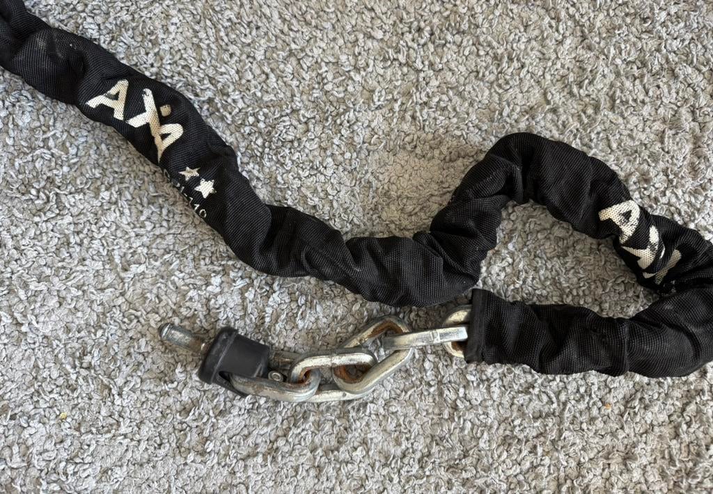 Axa fietsslot/slot/sloten/fiets/fietsen/axa/slotje/ketting, Ophalen of Verzenden, Zo goed als nieuw, Ringslot