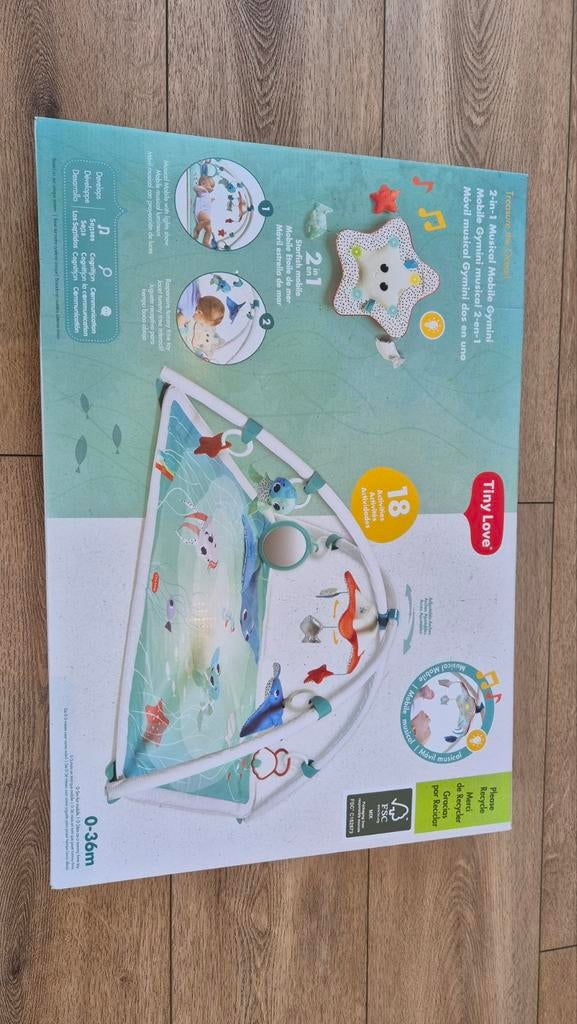 Tiny Love 2-in-1 Muzikale Mobiel Gymini Speelkleed, Kinderen en Baby's, Speelgoed | Babyspeelgoed, Ophalen, Nieuw, Babygym, Met geluid