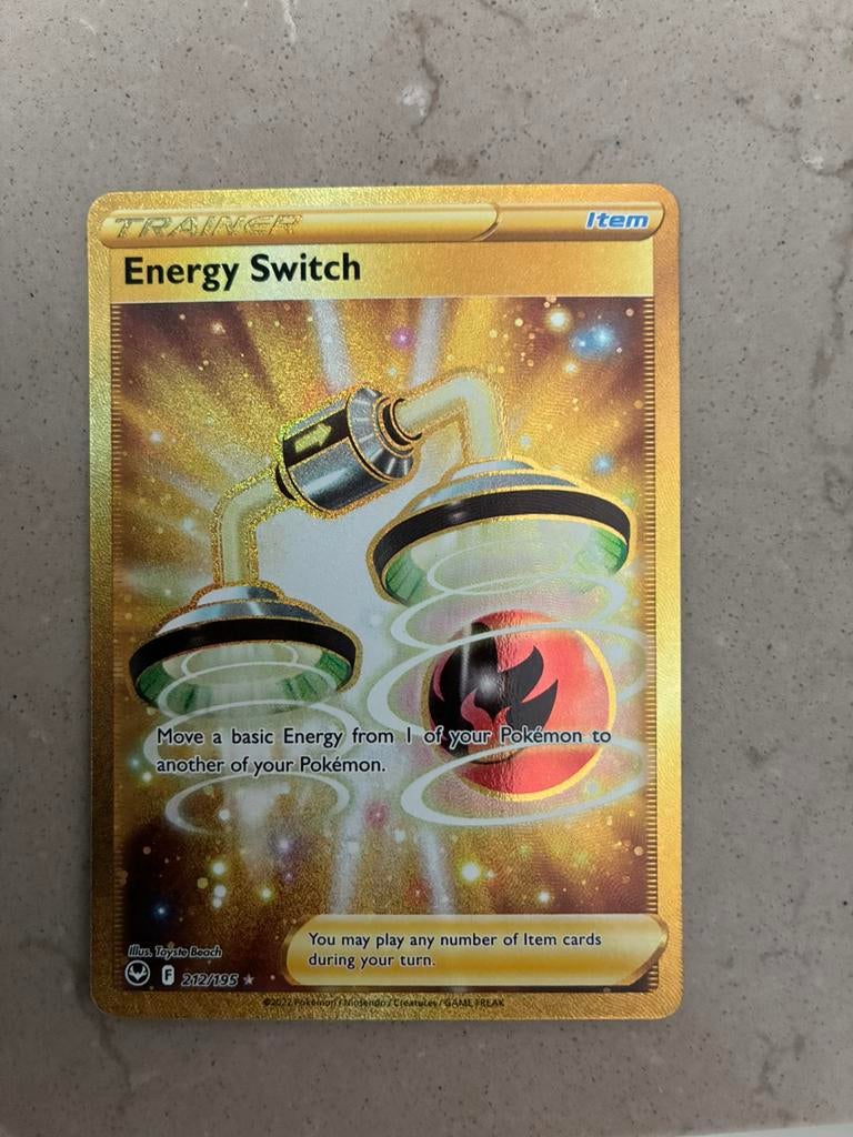 Pokémon kaart Energy Switch 212/195, Ophalen, Nieuw