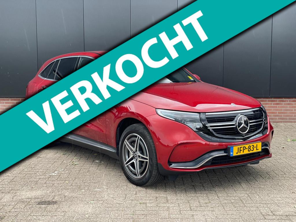Mercedes-Benz EQC 400 4MATIC Premium AMG-Line Plus 80 kWh Bu, Auto's, Automaat, Adaptive Cruise Control, Zwart, 2395 kg