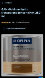 Binnenbeits donker eiken, Ophalen, Zo goed als nieuw, Wit, Beits