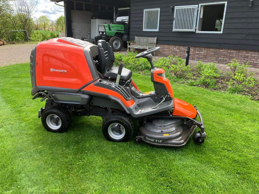 Husqvarna RC 318T Zitmaaier, Ophalen of Verzenden, Gebruikt, Elektrische starter, 90 tot 120 cm