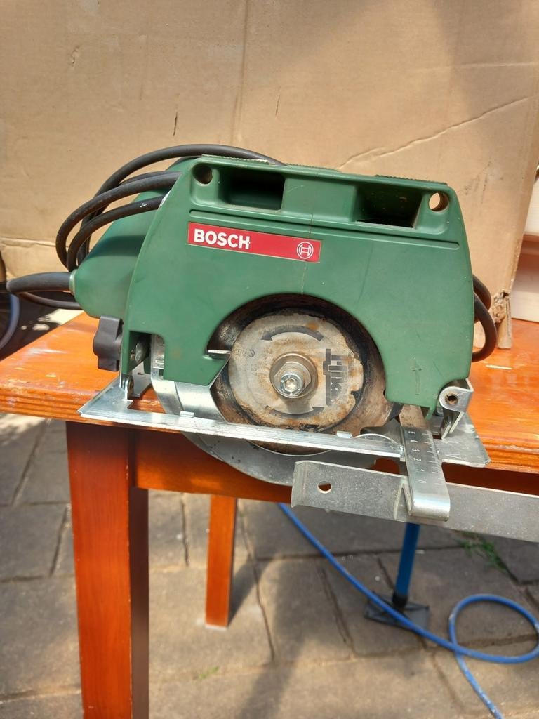 Bosch Cirkelzaag - Gebruikt maar functioneel, Doe-het-zelf en Verbouw, Gereedschap | Zaagmachines, Ophalen of Verzenden, Gebruikt