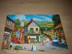 Puzzel Corner Piece VILLAGE LIFE 1000 st., Ophalen of Verzenden, 500 t/m 1500 stukjes, Zo goed als nieuw, Legpuzzel