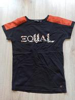 Prachtig zomer shirt 'EQUAL' - Nagenoeg nieuw 140 146, Kinderen en Baby's, Kinderkleding | Maat 140, Ophalen of Verzenden