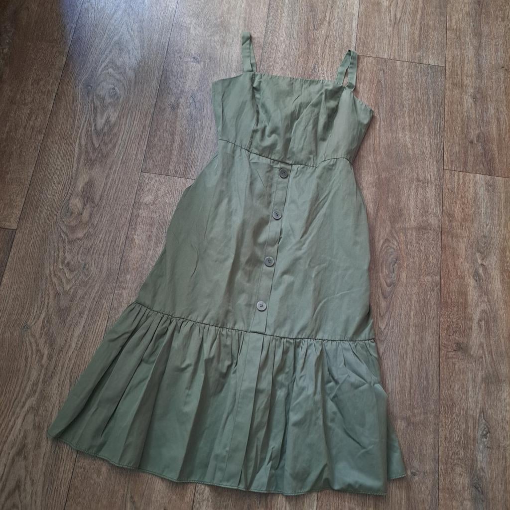 overgooier groen mt M/L, Maat 38/40 (M), Ophalen of Verzenden, Zo goed als nieuw, Knielengte