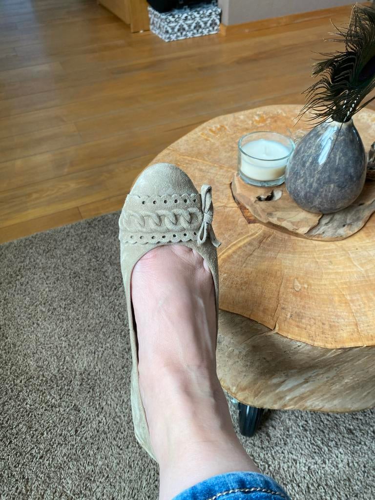 Maripè Pumps Beige Maat 39,5/40 Handgemaakt, Ophalen of Verzenden, Gedragen, Beige, Pumps