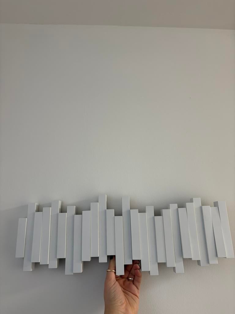 White wall hook, Ophalen, Zo goed als nieuw, 50 tot 100 cm, Minder dan 100 cm