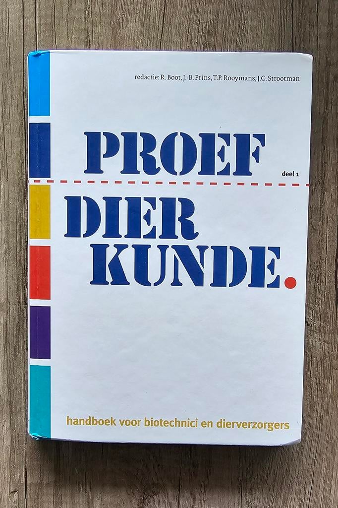 Boeken Proefdierkunde (deel 1 & 2), Boeken, R. Boot, J.-B. Prins, T.P. Rooymans, J.C. Strootman, Ophalen of Verzenden, Zo goed als nieuw