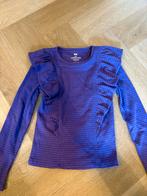 Paars shirt met roezels maat 122/128, Ophalen of Verzenden, Zo goed als nieuw, Meisje, Shirt of Longsleeve