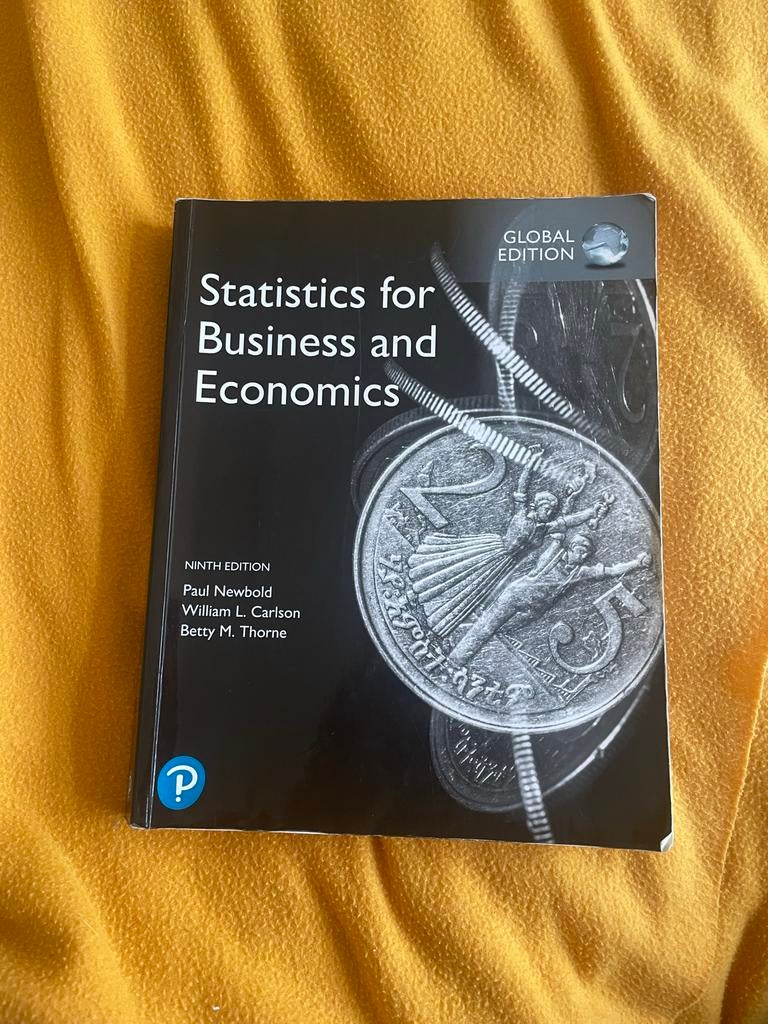 Statistics for Business and Economics - Global Edition, Ophalen of Verzenden, Zo goed als nieuw, Economie en Marketing