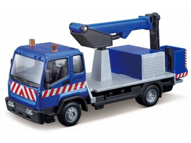 Bburago: Truck with Man Platform, Hobby en Vrije tijd, Modelauto's | Overige schalen, Nieuw, Bus of Vrachtwagen, Ophalen of Verzenden