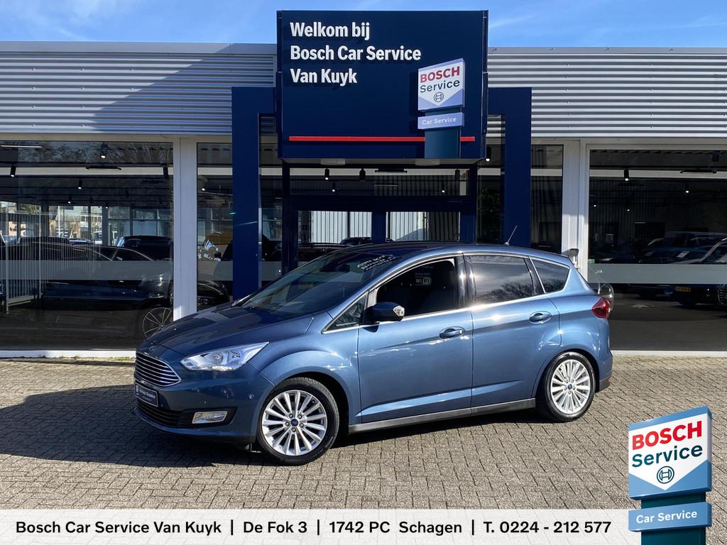 Ford C-Max 1.0 Titanium / Cruise-Control / Climate-Control /, Auto's, Ford, Voorwielaandrijving, Lichtsensor, Gebruikt, Euro 6