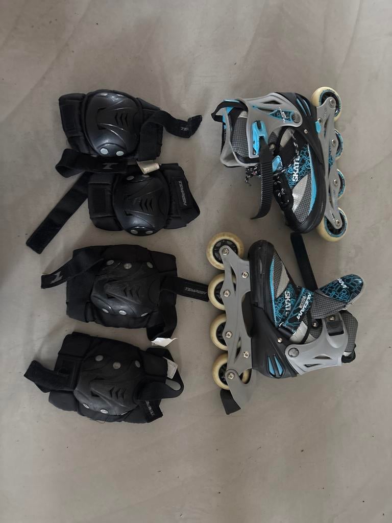 Kinder skeelers incl. knie- en elleboogbescherming, Kinderen, Inline skates 4 wielen, Ophalen, Overige merken