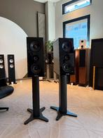 Audio Physic Spark 2022 met Sherpa M stands, Zo goed als nieuw, 120 watt of meer, Front, Rear of Stereo speakers, Ophalen