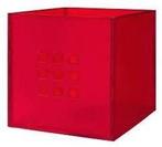 Ikea Lekman Rood voor oa in kallax kast, Doe-het-zelf en Verbouw, Kratten en Dozen, Ophalen, Minder dan 50 cm, Zo goed als nieuw