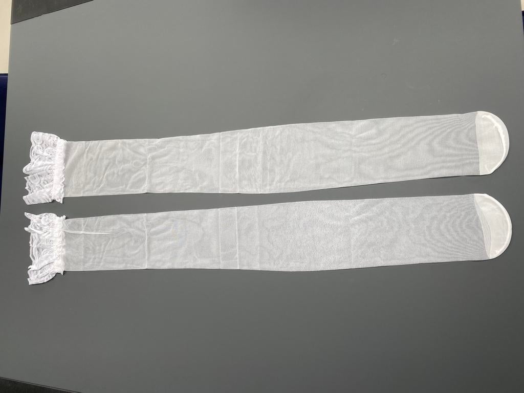 Kousen, Kleding | Dames, Sokken en Kousen, Stay-up kousen, Verzenden, Wit, Maat 39 t/m 42